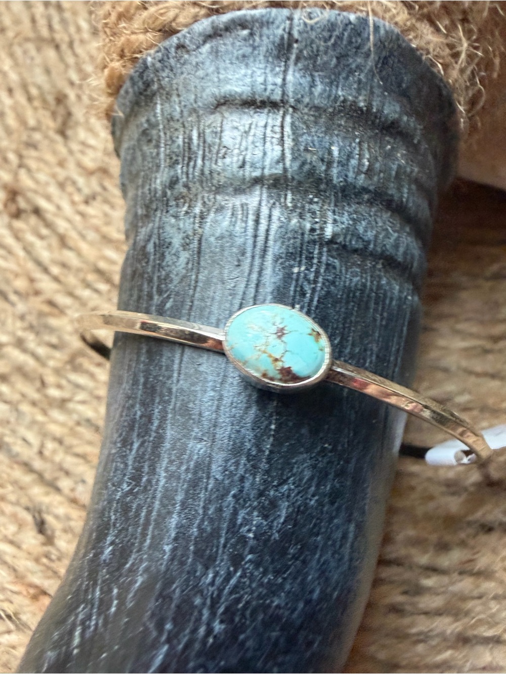 Verley Betone Golden Hills Turquoise Stone Sterling Silver Bracelet - Jewelry - Picture 2 of 8